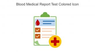 Blood Medical Report Test Colored Icon In Powerpoint Pptx Png And Editable Eps Format