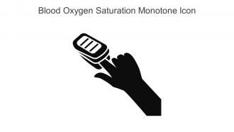 Blood Oxygen Saturation Monotone Icon In Powerpoint Pptx Png And Editable Eps Format