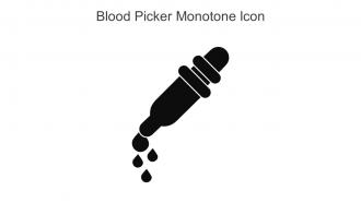 Blood Picker Monotone Icon In Powerpoint Pptx Png And Editable Eps Format