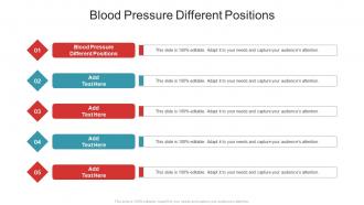 Blood Pressure Different Positions In Powerpoint And Google Slides Cpb