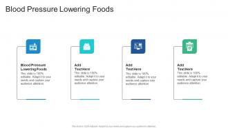 Blood Pressure Lowering Foods In Powerpoint And Google Slides Cpb