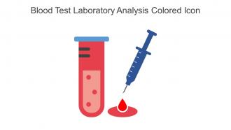 Blood Test Laboratory Analysis Colored Icon In Powerpoint Pptx Png And Editable Eps Format