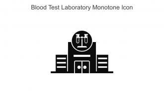 Blood Test Laboratory Monotone Icon In Powerpoint Pptx Png And Editable Eps Format