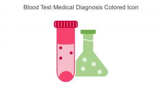Blood Test Medical Diagnosis Colored Icon In Powerpoint Pptx Png And Editable Eps Format