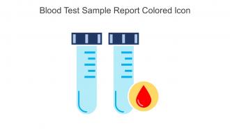 Blood Test Sample Report Colored Icon In Powerpoint Pptx Png And Editable Eps Format