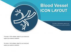 Blood vessel icon layout