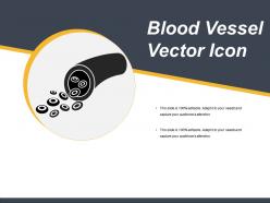 Blood vessel vector icon
