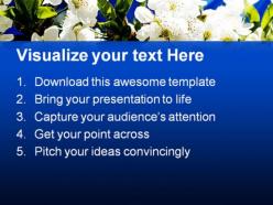 Blooming flowers nature powerpoint templates and powerpoint backgrounds 0311