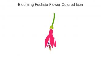 Blooming Fuchsia Flower Colored Icon In Powerpoint Pptx Png And Editable Eps Format