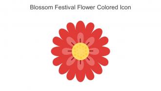 Blossom Festival Flower Colored Icon In Powerpoint Pptx Png And Editable Eps Format