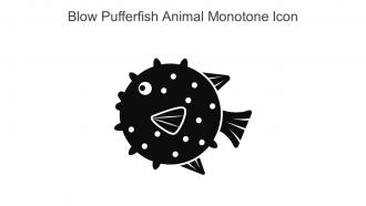 Blow Pufferfish Animal Monotone Icon In Powerpoint Pptx Png And Editable Eps Format