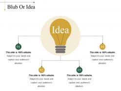 80728229 style variety 3 idea-bulb 4 piece powerpoint presentation diagram infographic slide