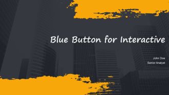 Blue Button For Interactive PPT Summary AT