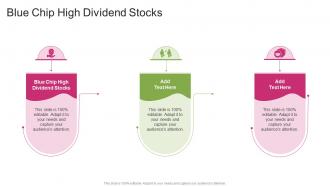 Blue Chip High Dividend Stocks In Powerpoint And Google Slides Cpb