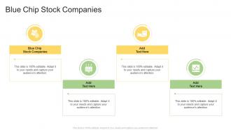 Blue Chip Stock Companies In Powerpoint And Google Slides Cpb