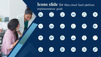 Blue Cloud Saas Platform Implementation Guide Powerpoint PPT Template Bundles CL MM Unique Adaptable