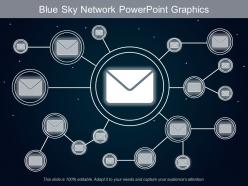 Blue Sky Network Powerpoint Graphics