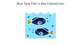 Blue Tang Fish In Sea Colored Icon In Powerpoint Pptx Png And Editable Eps Format