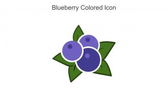 Blueberry Colored Icon In Powerpoint Pptx Png And Editable Eps Format