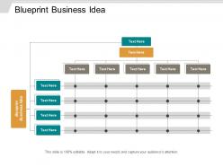 Blueprint business idea ppt powerpoint presentation gallery layouts cpb