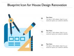 Blueprint Icon For House Design Renovation