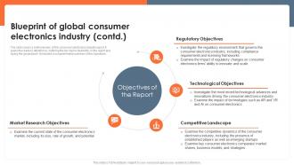 Blueprint Of Global Consumer Electronics Industry Global Consumer Electronics Outlook IR SS Designed Interactive
