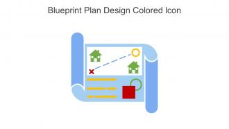 Blueprint Plan Design Colored Icon In Powerpoint Pptx Png And Editable Eps Format