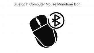 Bluetooth Computer Mouse Monotone Icon In Powerpoint Pptx Png And Editable Eps Format