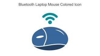 Bluetooth Laptop Mouse Colored Icon In Powerpoint Pptx Png And Editable Eps Format