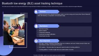 Bluetooth Low Energy Ble Asset Tracking Technique Inventory And Asset Management