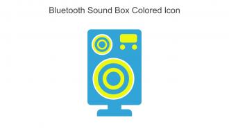 Bluetooth Sound Box Colored Icon In Powerpoint Pptx Png And Editable Eps Format