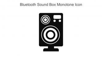 Bluetooth Sound Box Monotone Icon In Powerpoint Pptx Png And Editable Eps Format