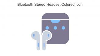 Bluetooth Stereo Headset Colored Icon In Powerpoint Pptx Png And Editable Eps Format