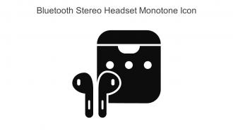 Bluetooth Stereo Headset Monotone Icon In Powerpoint Pptx Png And Editable Eps Format