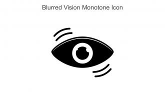 Blurred Vision Monotone Icon In Powerpoint Pptx Png And Editable Eps Format