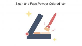 Blush And Face Powder Colored Icon In Powerpoint Pptx Png And Editable Eps Format