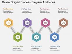 Bn seven staged process diagram and icons flat powerpoint design