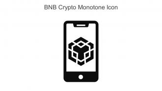 BNB Crypto Monotone Icon In Powerpoint Pptx Png And Editable Eps Format