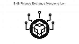 BNB Finance Exchange Monotone Icon In Powerpoint Pptx Png And Editable Eps Format