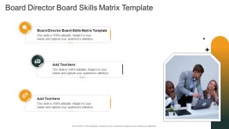 Board Director Board Skills Matrix Template In Powerpoint And Google Slides Cpb