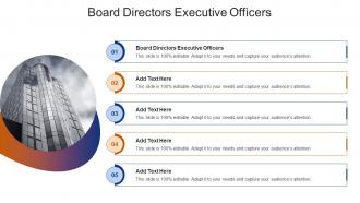 Board Directors Executive Officers In Powerpoint And Google Slides Cpb