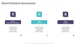 Board Directors Governance In Powerpoint And Google Slides Cpb