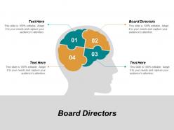 Board directors ppt powerpoint presentation gallery good cpb