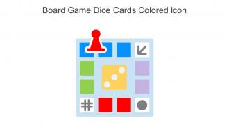 Board Game Dice Cards Colored Icon In Powerpoint Pptx Png And Editable Eps Format
