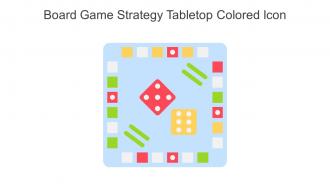 Board Game Strategy Tabletop Colored Icon In Powerpoint Pptx Png And Editable Eps Format