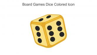 Board Games Dice Colored Icon In Powerpoint Pptx Png And Editable Eps Format