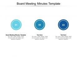 Board meeting minutes template ppt powerpoint presentation infographics master slide cpb