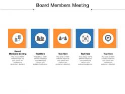Board members meeting ppt powerpoint presentation inspiration objects cpb