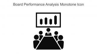 Board Performance Analysis Monotone Icon In Powerpoint Pptx Png And Editable Eps Format