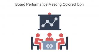 Board Performance Meeting Colored Icon In Powerpoint Pptx Png And Editable Eps Format